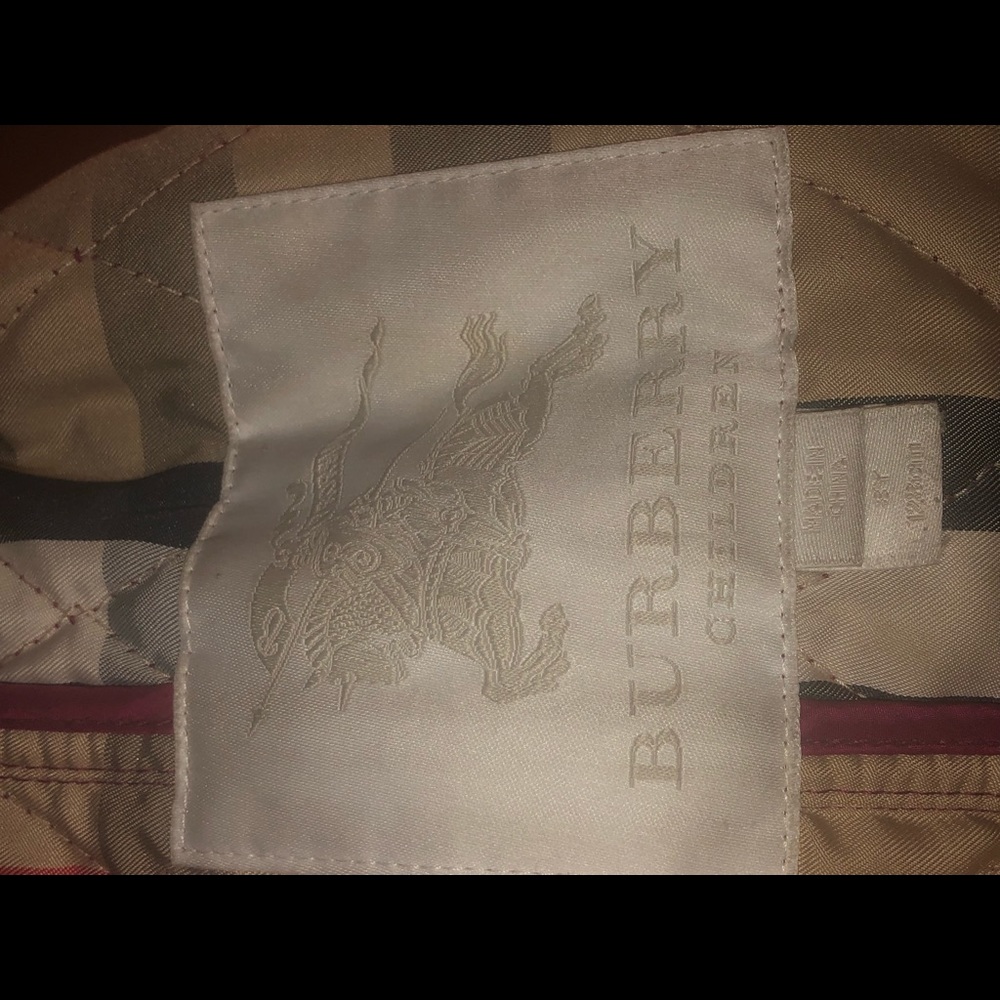 Girls Burberry Brit Quilted Jacket